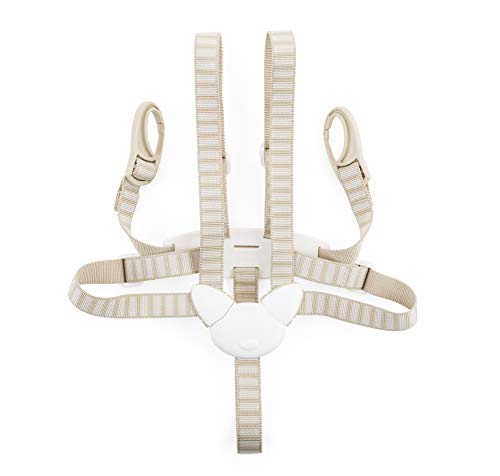 STOKKE® Arnés de seguridad de bebé para trona TRIPP TRAPP® │ Cinturón de 5 puntos ajustable al Baby Set para máxima sujeción │ Color: Beige STOKKE® Arnés de seguridad de bebé para trona TRIPP TRAPP® │ Cinturón de 5 puntos ajustable al Baby Set para máxima sujeción │ Color: Beige