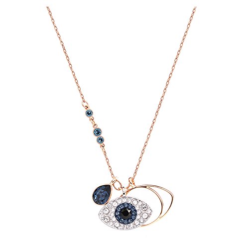 Swarovski Colgante Duo Evil Eye, Azul, Mezcla de baños Swarovski Colgante Duo Evil Eye, Azul, Mezcla de baños