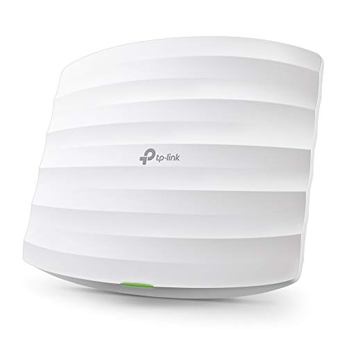 TP-Link EAP225 Punto de Acceso Gigabit Inalámbrico MU-MIMO AC1350 de Montaje en Techo, Support IEEE802.3af PoE y PoE Pasivo*