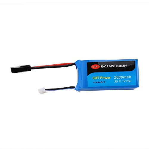 VCB Batería Recargable de 11.1V 2600mAh LiPo Batería para Parrot AR Drone 1.0 y 2.0 - Azul VCB Batería Recargable de 11.1V 2600mAh LiPo Batería para Parrot AR Drone 1.0 y 2.0 - Azul