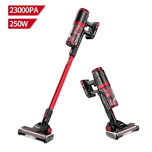 Vistefly VX Aspiradora sin Cable, 23kPA Potente, 250W, Batería Extraíble 2200mAh, 3 Niveles de Succión, 1.2L, Aspiradora de Mano sin Bolsa 2 en 1, Filtro HEPA, Cepillos con LED Vistefly VX Aspiradora sin Cable, 23kPA Potente, 250W, Batería Extraíble 2200mAh, 3 Niveles de Succión, 1.2L, Aspiradora de Mano sin Bolsa 2 en 1, Filtro HEPA, Cepillos con LED