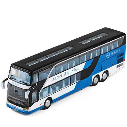 Xolye De dos pisos de Turismo Modelo de guagua juguete autobús coche de la aleación del autobús del aeropuerto transportador de metales de sonido y tire de la Luz Volver anticaída de coches de juguete Xolye De dos pisos de Turismo Modelo de guagua juguete autobús coche de la aleación del autobús del aeropuerto transportador de metales de sonido y tire de la Luz Volver anticaída de coches de juguete