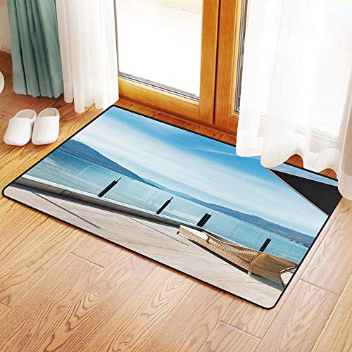 Yaoni Alfombrilla Antideslizante para el baño. Alfrombrillas, Decoración del Patio, terraza en el ático con Vista al mar y al Paisaje,Alfombra Baño/Habitación Microfibra Antideslizante, 120x40 cm Yaoni Alfombrilla Antideslizante para el baño. Alfrombrillas, Decoración del Patio, terraza en el ático con Vista al mar y al Paisaje,Alfombra Baño/Habitación Microfibra Antideslizante, 120x40 cm