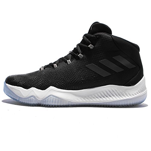 adidas Crazy Hustle Zapatos de Baloncesto para Hombre Negro, 42 2/3 EU