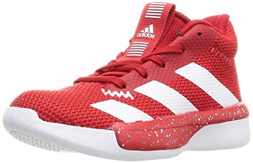 Adidas Pro Next 2019 K, Zapatillas Baloncesto Unisex Infantil, Blanco (Scarlet/FTWR White/Scarlet)