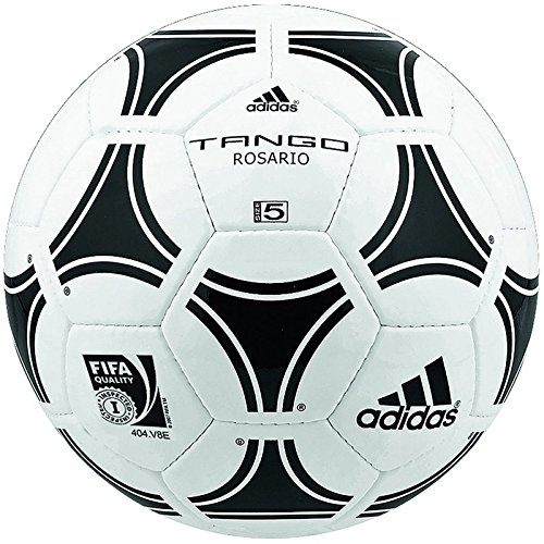 adidas Tango Rosario Balón de Fútbol, Hombre, Blanco (Blanco/Negro/Negro), 4