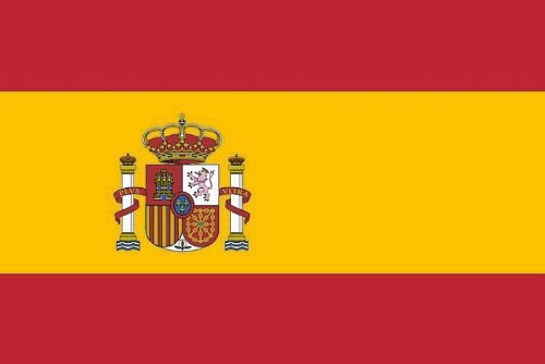 Alta calidad de la bandera de España 90 x 150 cm reforzado Hissband
