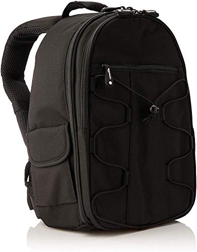 AmazonBasics - Mochila para cámara réflex y Accesorios, Color Negro AmazonBasics - Mochila para cámara réflex y Accesorios, Color Negro