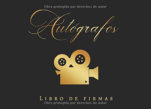 AUTÓGRAFOS: REÚNE EN UN SOLO CUADERNO TUS FIRMAS O FOTOS DE ACTORES Y ACTRICES FAMOSOS | REGALO CREATIVO PARA AFICIONADOS AL CINE Y TELEVISIÓN.