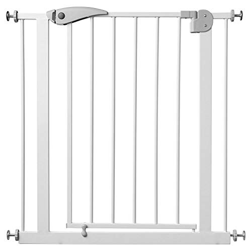 Babify Barrera de Seguridad de niños para puertas y pasillos con cierre automático- color blanco Babify Barrera de Seguridad de niños para puertas y pasillos con cierre automático- color blanco