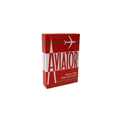 Baraja AVIATOR - Dorso Rojo (US Playing Card Company)