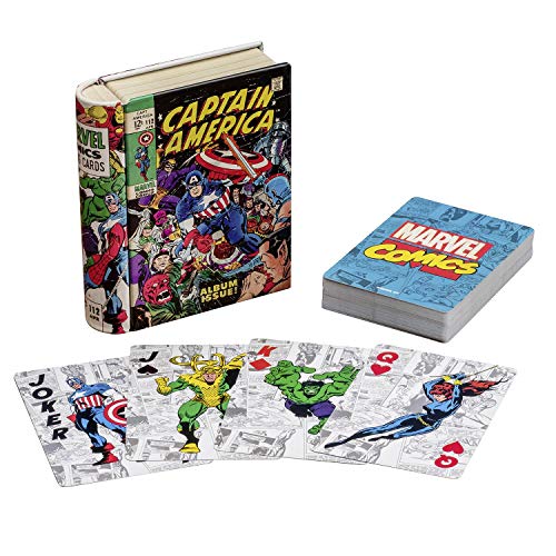 Baraja de póker Capitán América. Marvel Comics