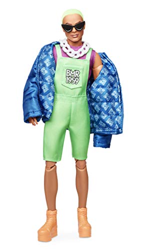 Barbie Ken Muñeco BMR 1959, look pelo verde , regalo para niñas y niños 3-9 años (Mattel GHT96) , color/modelo surtido Barbie Ken Muñeco BMR 1959, look pelo verde , regalo para niñas y niños 3-9 años (Mattel GHT96) , color/modelo surtido