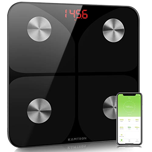Báscula Grasa Corporal Báscula de Baño- Báscula Inteligente Bluetooth, Medición de Alta Precisión el Peso Corporal, Porcentaje Báscula Grasa Corporal Báscula de Baño- Báscula Inteligente Bluetooth, Medición de Alta Precisión el Peso Corporal, Porcentaje