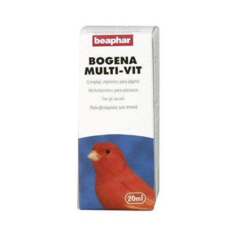 Beaphar BEA16173 Suplemento Alimenticio Multi-Vitaminas Pájaros - 20 ml