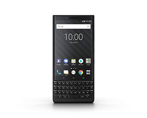 Blackberry Key 2 Le, Smartphone Dual SIM de 4.5" (RAM de 6 GB, Memoria de 128 GB, cámara de 12+12 MP, Android 8.1 Oreo) Tamaño Único, Negro