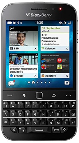 Blackberry PRD-59715-028 - Smartphone libre Blackberry, negro - Teclado QWERTZ alemán