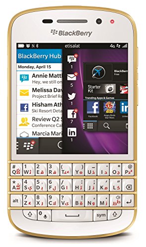 Blackberry Q10 SQN100 Special Ed. - 3.1" 16GB 4G blanco dorado