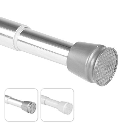 bomoe Barra para Cortina de Ducha Regulable Neptun - Sin taladrar - 70-120 cm - Cromo - Barra telescópica Ajustable - Extensible de Forma Continua por enrosque - también como Barra Extensible de Ropa bomoe Barra para Cortina de Ducha Regulable Neptun - Sin taladrar - 70-120 cm - Cromo - Barra telescópica Ajustable - Extensible de Forma Continua por enrosque - también como Barra Extensible de Ropa