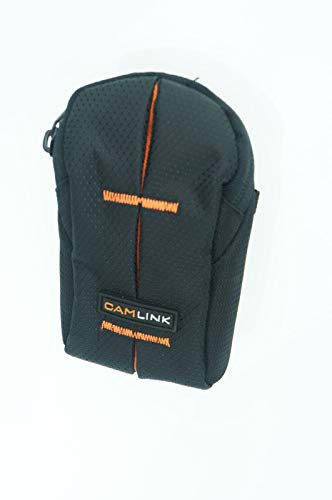 CamLink CL-CB10 Estuche para cámara fotográfica Carcasa compacta Negro, Naranja - Funda (Carcasa compacta, Negro, Naranja)