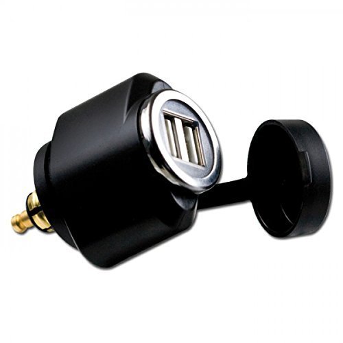 Cliff-Top 2.1 Amp BMW Motorcycle Hella (DIN) a adaptador USB (Mini)