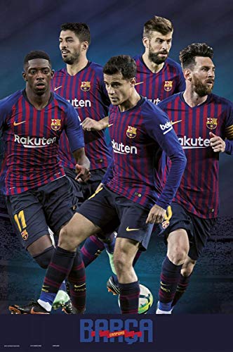 Close Up Póster FC Barcelona - Jugadores de la Força Barça [Temporada 2018/2019] (61cm x 91,5cm)