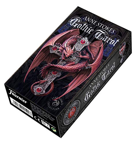 Fournier - Baraja de Tarot Anne Stokes, color negro Fournier - Baraja de Tarot Anne Stokes, color negro