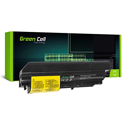 Green Cell® Standard Serie 42T5225 Batería para Lenovo IBM ThinkPad T61 T400 R61 R61i R400 Ordenador (6 Celdas 4400mAh 10.8V Negro)