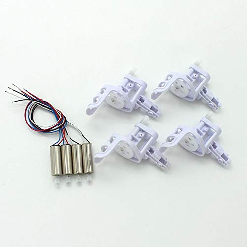 IBISHITAOXUNBAIHUOD 2 Pares Drone Motor Motores con 4pcs Cubierta de la Base del Motor para SYMA X5c X5c-1 X5 RC Quadcopter Accesorios