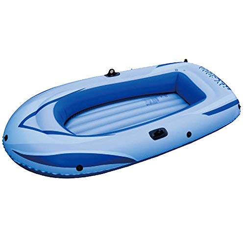 Kayak Inflable Kayak Deportivo Barco de Asalto Al Aire Libre Cómodo Kayak de Recreo Barco Plegable 1-2 Personas Bote Inflable Marino Pesca Deportiva Aventura Grueso PVC Resistente Al Desgaste Plástico