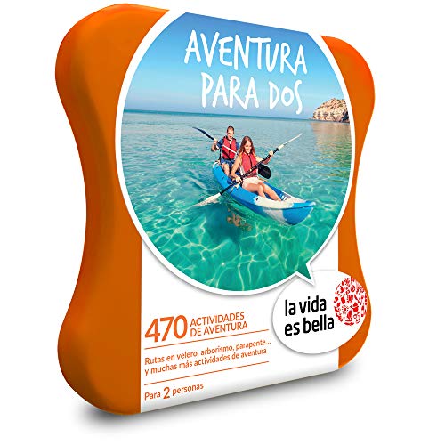 LA VIDA ES BELLA - Caja Regalo - AVENTURA PARA DOS - 470 experiencias de aventura como parapente, surf, kayak y más en España y Andorra