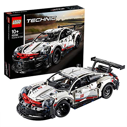 LEGO Technic - Porsche 911 RSR, maqueta de juguete de coche deportivo de carreras para construir (42096)