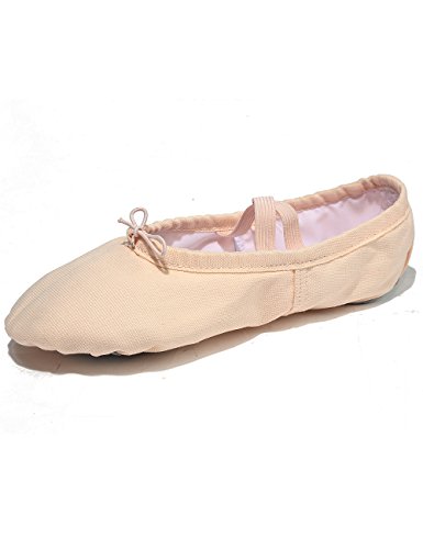 Lily's Locker- Zapatillas de Ballet clásico de Suela Partida Zapatillas Media Punta de Ballet Danza para Niña y Adultos(33, Rosa Claro)