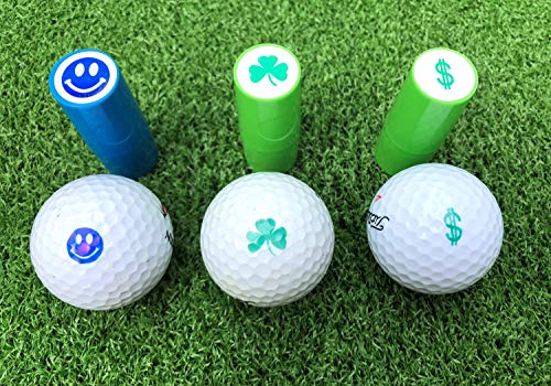LL-Golf ® Timbre por Pelota de Golf/Marcador para Bolas/Golfball Stamp/Marker a Diferente diseños (Hoja de trébol)