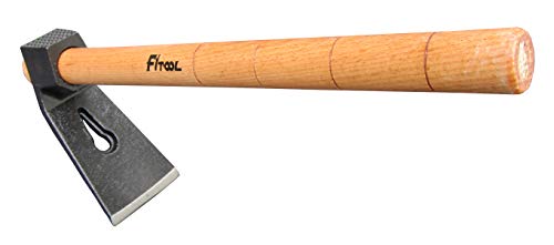 Martillo de carpintería forjado, tallado de madera de Adze, eje con martillo de garra, martillo de Adze 1,75 lb