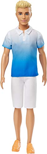 Mattel Barbie Fashionista-Muñeco Ken Rubio con pantalón Blanco, Juguete +3 años, Multicolor GDV12 Mattel Barbie Fashionista-Muñeco Ken Rubio con pantalón Blanco, Juguete +3 años, Multicolor GDV12