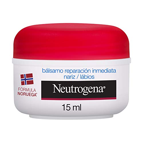 Neutrogena – Reparación Inmediata - Balsamo para nariz y labios secos o irritados – Alivio instantáneo – 15 ml Neutrogena – Reparación Inmediata - Balsamo para nariz y labios secos o irritados – Alivio instantáneo – 15 ml