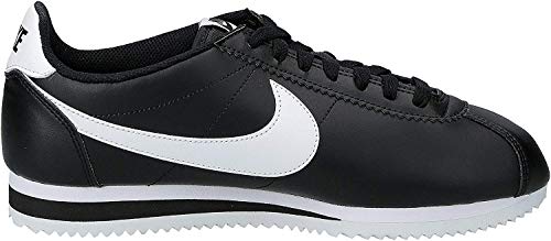 Nike Classic Cortez Leather, Zapatillas para Mujer, Negro (Black/White/White 010), 40 EU