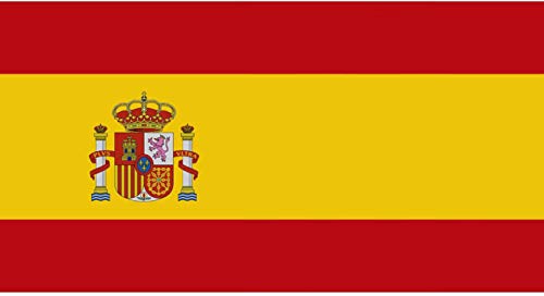 Oedim Bandera de España 85x150cm | Reforzada y con Pespuntes | Bandera de España con 2 Ojales Metálicos y Resistente al Agua