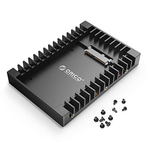 ORICO Adaptador Disco Duro/SSD 2,5'' a 3,5'', Soporte de Disco Duro, Plástico Bandeja de Montaje para SATA HDD/SSD de 7/9.5/12.5mm ORICO Adaptador Disco Duro/SSD 2,5'' a 3,5'', Soporte de Disco Duro, Plástico Bandeja de Montaje para SATA HDD/SSD de 7/9.5/12.5mm