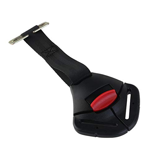Pasador con hebilla y clip para colocar en la sillita infantil y atarla al cinturón de seguridad del coche, de la marca NUOLUX