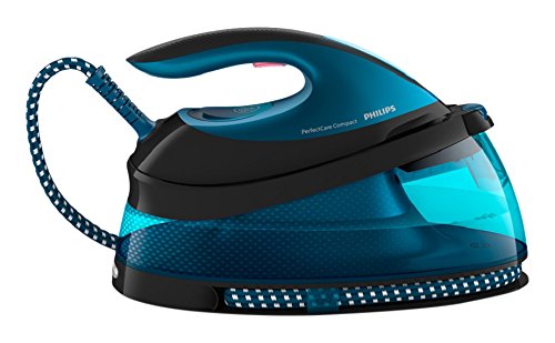 Philips Plancha con generador de vapor GC7833/80 - Centro de planchado (2400 W, 6 bar, 1,5 L, 350 g/min, 120 g/min, Suela SteamGlide Plus)