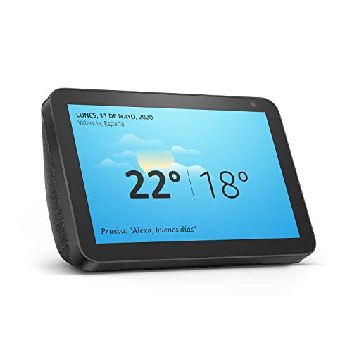Presentamos el Echo Show 8: mantén el contacto con la ayuda de Alexa, tela de color antracita Presentamos el Echo Show 8: mantén el contacto con la ayuda de Alexa, tela de color antracita