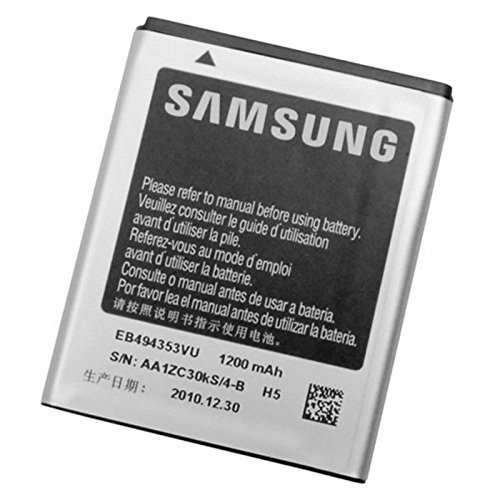 Samsung EB494353VU - Batería de Ion de Litio para Samsung GT-S5250/GT-S5330 Wave 5330/GT-S5570 Galaxy Mini/GT-S5750 Wave 5750/ GT-S5780 Wave 5780 GT-S7230E Wave 7230 Style
