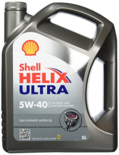 Shell Helix Ultra 5w-40 Aceite de motor totalmente sintético, 5 litros