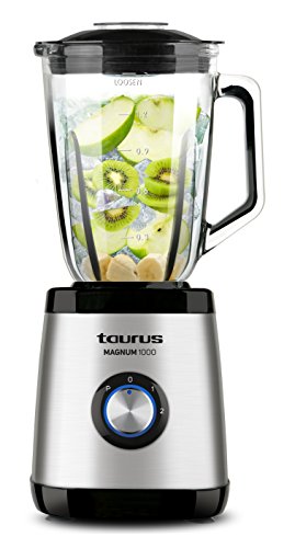 Taurus Optima Magnum Batidora de vaso, 1000 W, 1.5 L, acero inoxidable Taurus Optima Magnum Batidora de vaso, 1000 W, 1.5 L, acero inoxidable
