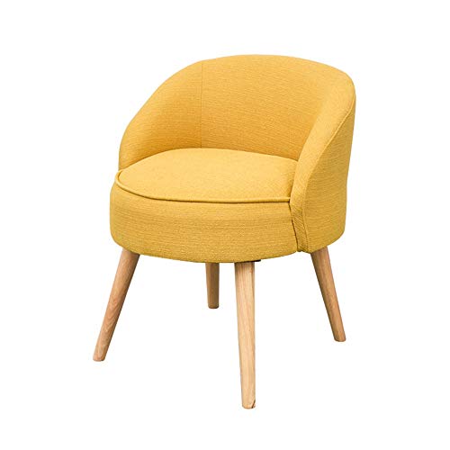 Tyueliang-Home Banco de Maquillaje Silla del Acento hogar Moderno con Patas de Madera Maciza y tapizado Amortiguador de Asiento for Salas de Estar Dormitorios Dormitorio Apartamento Banco Vestir