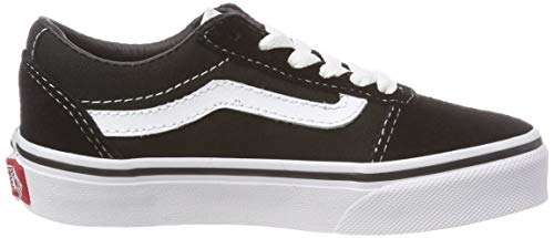 Vans Ward Suede/Canvas, Zapatillas Unisex Niños, Negro ((Suede/Canvas) Black/White Iju) 38 EU Vans Ward Suede/Canvas, Zapatillas Unisex Niños, Negro ((Suede/Canvas) Black/White Iju) 38 EU