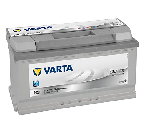 Varta Silver Dynamic H3 Batería de arranque, 6004020833162, 12V 100Ah 830A