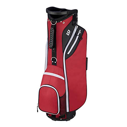Wilson Golf Bolsa para Carro W, Rojo, 1.6 kg, Sin Carro, WGB3308RD Wilson Golf Bolsa para Carro W, Rojo, 1.6 kg, Sin Carro, WGB3308RD